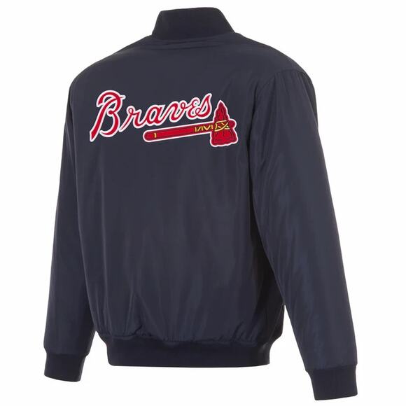 Atlanta Braves Reversible Flight Jacket - Picture 3 of 5